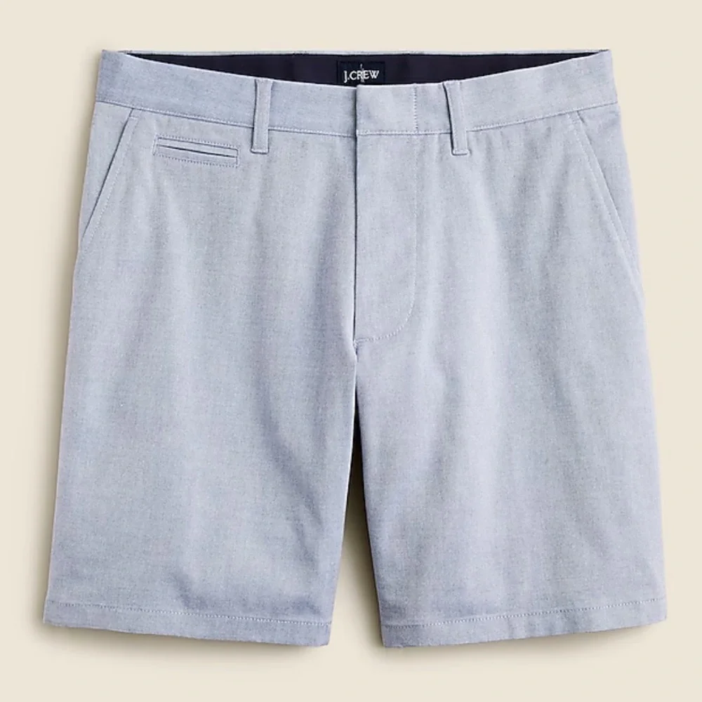 NWOT j crew sky blue 9'' tech oxford short